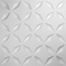 Ekena Millwork Delfina EnduraWall Decorative 3D Wall Panel, White, 19 5/8"W x 19 5/8"H WP20X20DLWH - alternate 4
